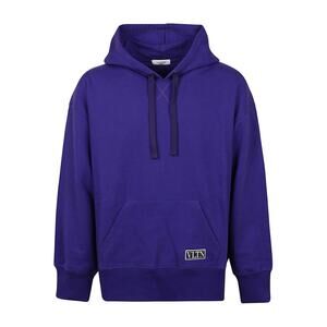 Valentino Purple Oversize Long Sleeve Hoodie Pocket VLTN
